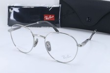 Ray Ban RX8782 Silver Round Unisex Full Rim 51-20-145 Eyeglasses Frames
