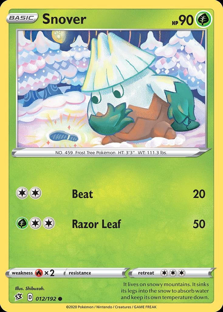Pokemon Snover (12/213) Rebel Clash NM