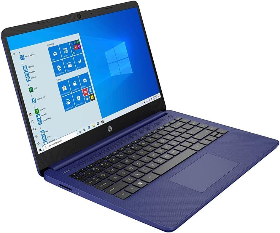 HP 14" Laptop Intel Celeron 16GB Memory 64GB eMMC Indigo Blue