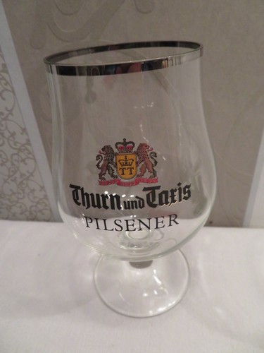 vintage Bierglas Thurn und Taxis Pilsener 0,4 l T ulpe Bier Rarität NEUwertig - Bild 2 von 4