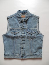Levi's 70401 Weste Jeansweste Gr. XL XLarge Oldschool SLIM FIT ! Vintage Denim !