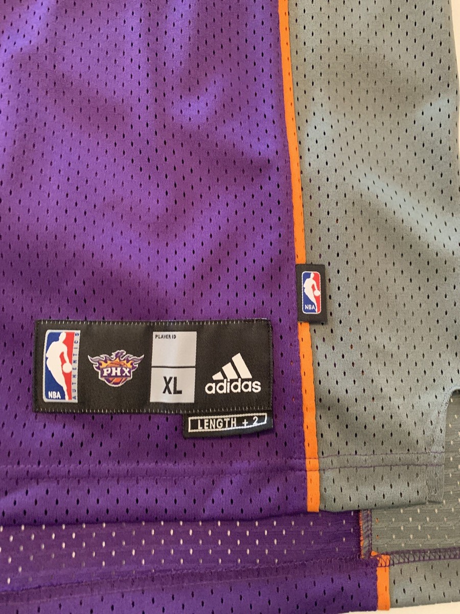 New Shaquille O'Neal Phoenix Suns Mens XL Adidas Purple Swingman