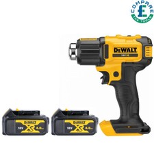 DeWalt DCE530N 18V XR Cordless Heat Gun With 2 x 4.0Ah Batteries