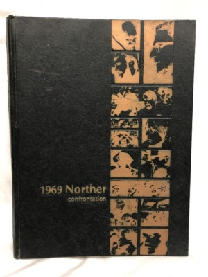 #ad 1969 NIU Northern Illinois University Yearbook Norther Confrontation $39.99