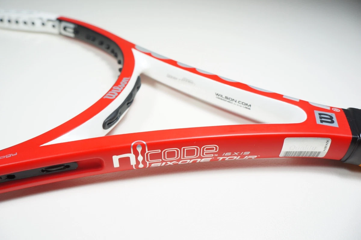 WILSON NCODE SIX ONE TOUR 90 ROGER FEDERER 6.1 MID 340g/12.0oz nsix 4 3/8 EU3 WILSON NCODE SIX ONE TOUR 90 ROGER FEDERER 6.1 MID 340g/12.0oz nsix 4 3/8 EU3