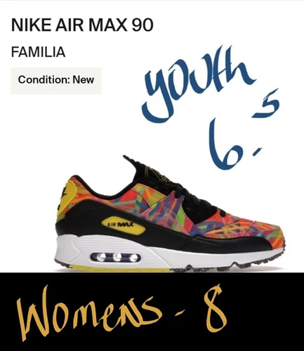 (W-8) NikeAir Max 90 "LA FAMILIA"