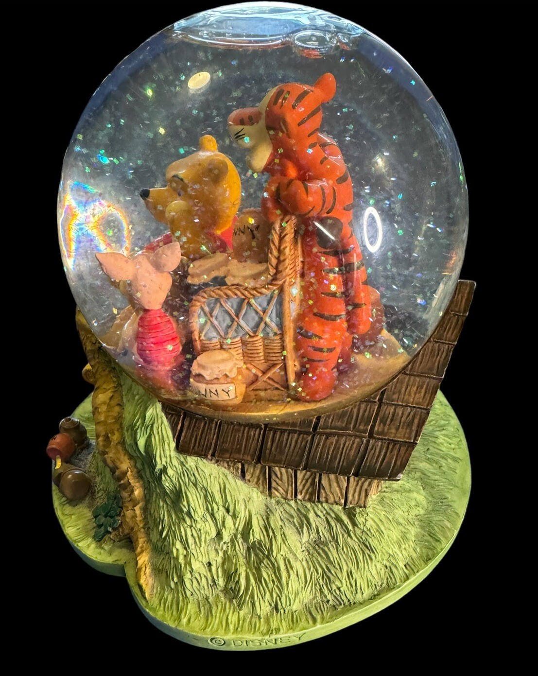 winnie the pooh Mr Sanders snow globe W/ Working music box eBay