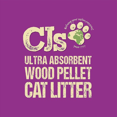 Cat Litter Wood Pellets 30 Litres Ultra Absorbent Biodegradable CJ's
