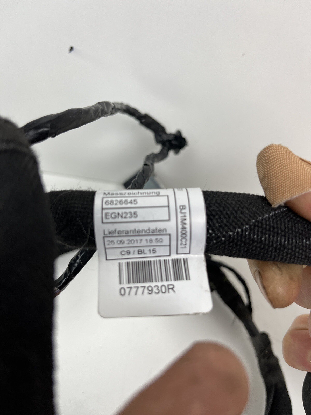 14-20 BMW I8 Right Passenger Door Wire Wiring Harness