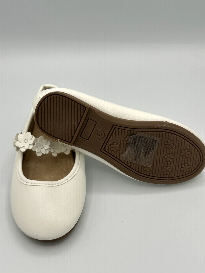Zapatos sin cordones Jumping Beans blancos talla 9 Foto 2 de 2