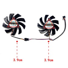 Replacement Graphics Card Cooling Fans Parts for DATALAND RX460 4GB X-Serial