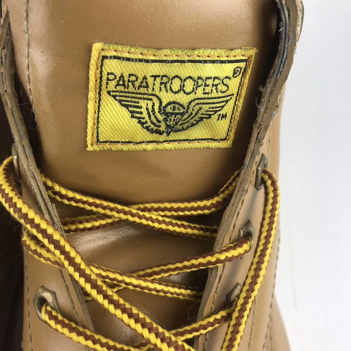 Paratroopers Leather Boots Tan Mens Size 12 | eBay display picture 1
