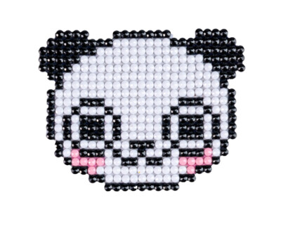Diamond Painting Panda Sticker Aufkleber Kinder entspannen Diamant Basteln ca...