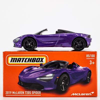2024 Matchbox Power Grabs #85 2019 McLaren 720S Spider MAUVINE