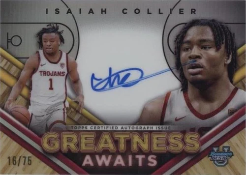 2023-24 Bowman University Best - Isaiah Collier #GAA-IC