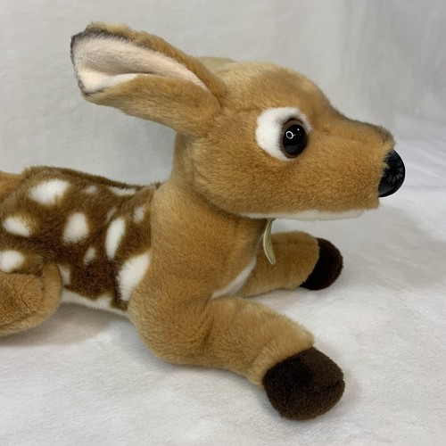 Miyoni Spotted Deer Fawn Plush by Aurora 9” Stuffed Animal Deer Realistic - Picture 3 of 15