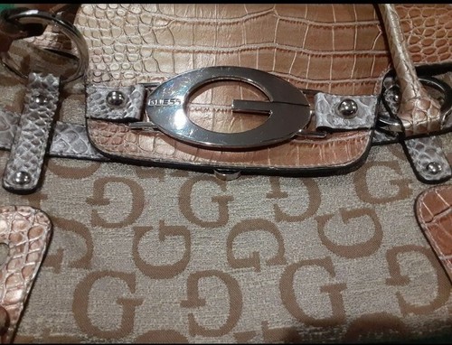 snakeskin guess purse