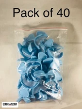 40pcs/box Dental Disposable Super Rigid Bite Trays -Anterior, Redland