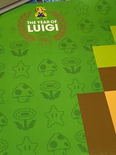 Póster-club Luigi 30 Aniversario 2013 exclusivo de Nintendo raro coleccionable bonito - Imagen 6 de 6