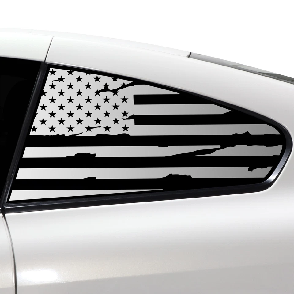 Adesivo adesivo bandeira americana compatível com Infiniti G37 2008-2013 quarto de janela - Imagem 2 de 4