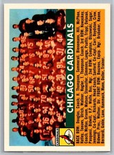 1994 Topps Archives 1956 Team Card Football #22 Chicago Cardinals