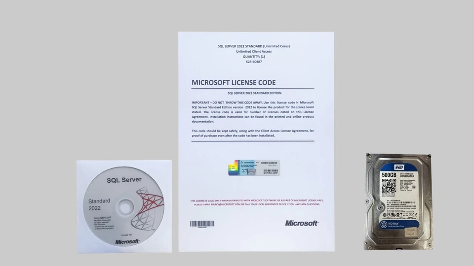 SQL Server 2022 Standard Unlimited Cores & unlimited User CALs License & DVD - Image 4 of 4