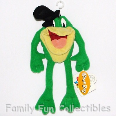LOONEY TUNES~1997 Applause~Bean Bag Doll~Michigan J Frog~Cartoon Figure~NEW NOS