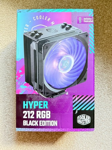 Cooler Master Hyper 212 RGB Black Edition CPU Lüfter mit Kühlkörper