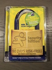 AOL CD-ROM Security Edition - McAfee included - Vintage  Sealed