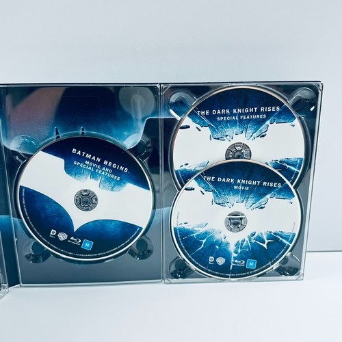 The Dark Knight Trilogy - Batman Limited Edition Giftset - Blu-Ray DVD DC Comics - Picture 12 of 14