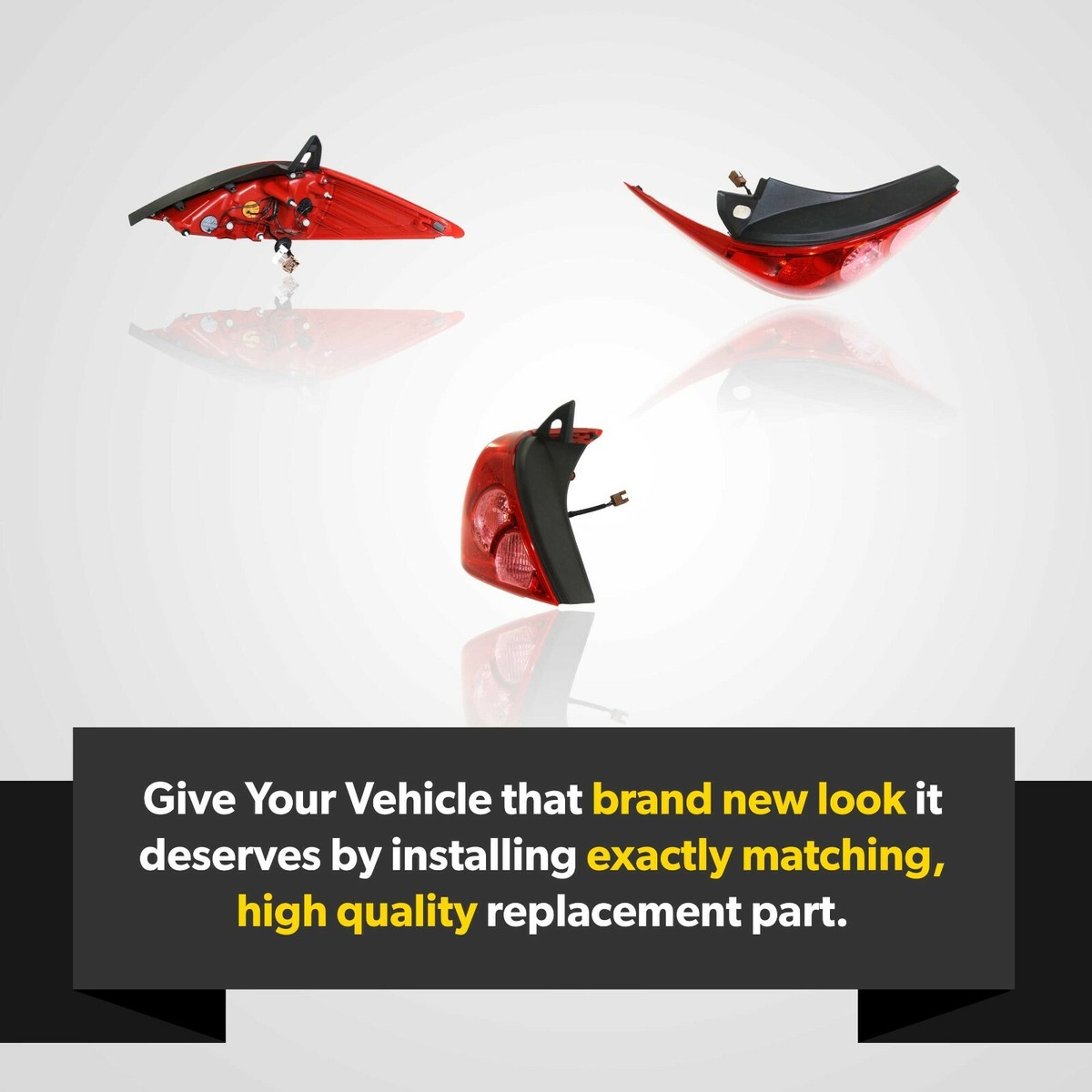 Right Side Tail Light For 2007-2012 Nissan Versa Hatchback – Direct Replacement, DOT/SAE, Includes Bulbs
