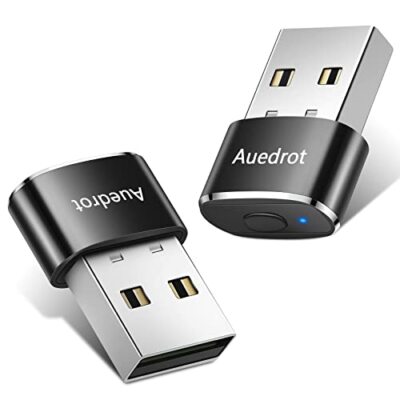 AUEDROT Mouse Jiggler Undetectable USB Mouse Mover Jiggler Automatic x2