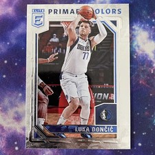 2021-22 Panini Donruss Elite LUKA DONCIC Primary Colors Insert #4 Mavericks