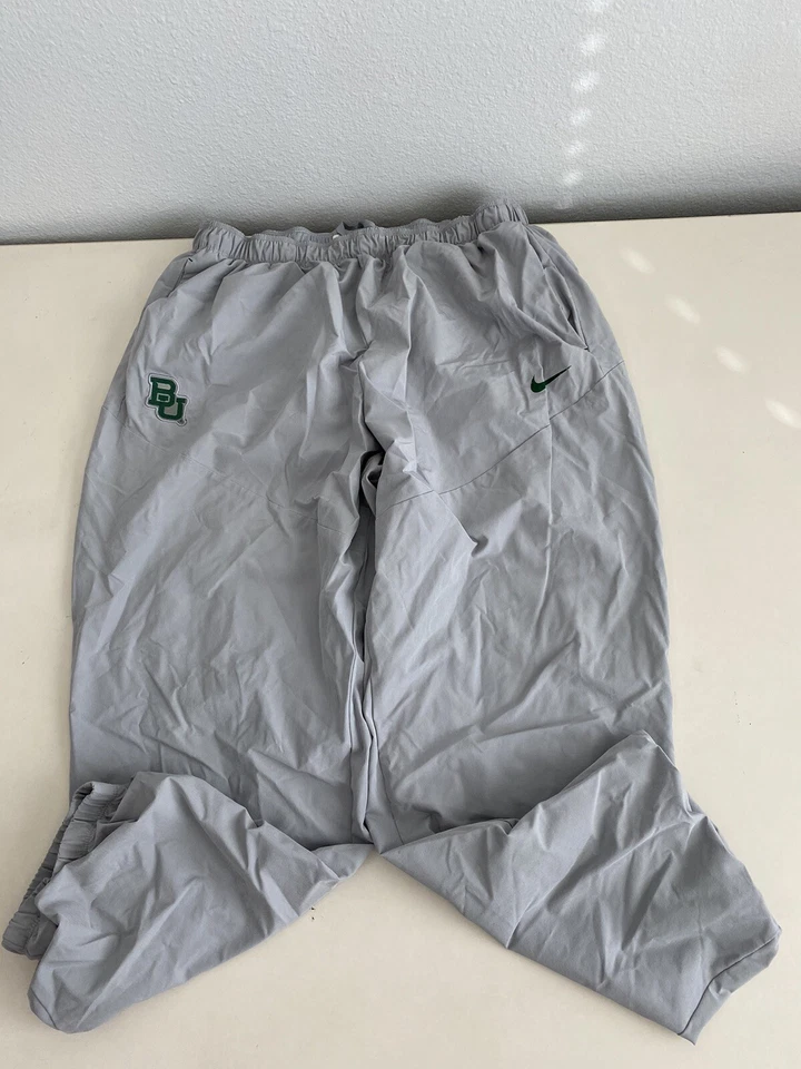 Gray Nike Baylor Bears Athletic Training Pants Men's Size 3XL - Image 2 of 4