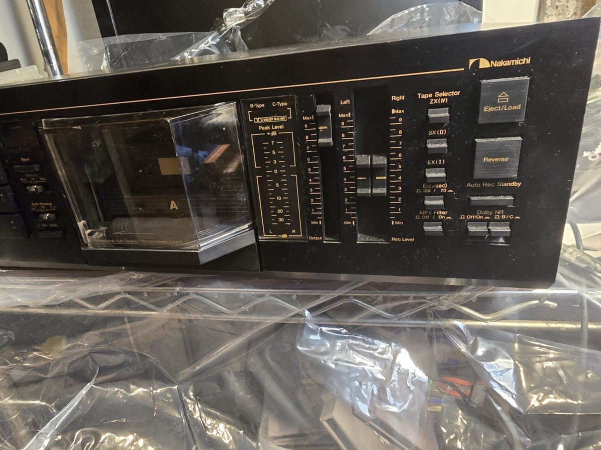 Nakamichi RX-202 Cassete Deck Uni-Directional Auto-Reverse W