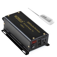 300W Pure Sine Wave Inverter 600W Peak DC 48V to 110V AC Power 48.0 Volts DC 