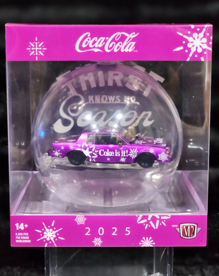 M2 Machines 2025 Coca-Cola Christmas Ornament 1987 Buick Grand