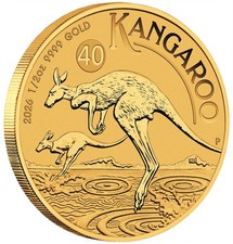 2026 P Australia Gold Kangaroo - 1/2 oz - $50 - BU 4431.80 per troy oz