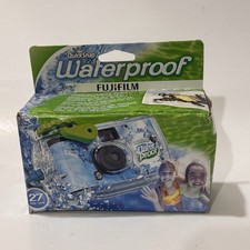 Fujifilm QuickSnap Waterproof 800 35mm Disposable Camera Open Box Sealed Pack