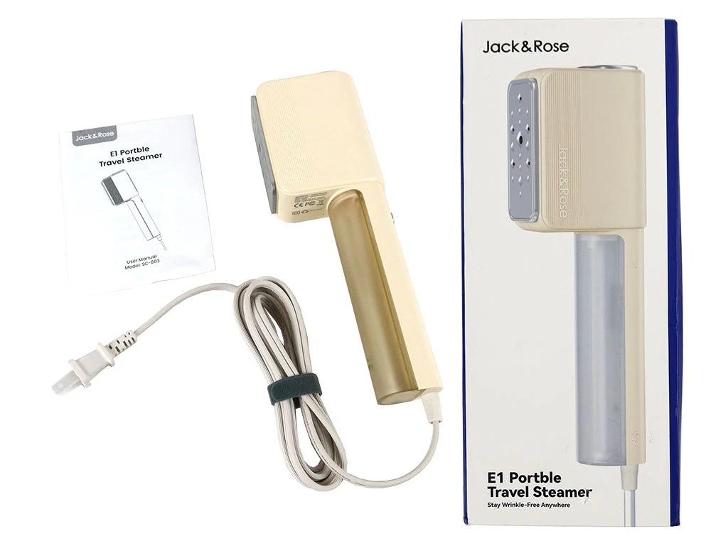 JACK ＆ ROSE SC-003 E1 110-230V FAST HEAT PORTABLE TRAVEL STEAMER LIGHT YELLOW