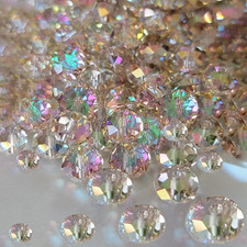 800Pcs 4/6/8/10mm Crystal Glass Beads for Jewelry Making Beads for Bracelets Nec