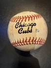 1986  Chicago Cubs Team Multiple Players Signed Baseball Ball