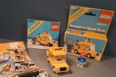 Lego Classic Town Traffic #6521 Emergency Repair Truck: 100% Comp w/Inst/Box/Fly