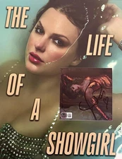 Taylor Swift matted, signed "Life of a Showgirl" CD Insert Photo 2 - Beckett COA