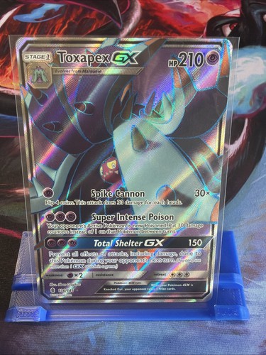 Toxapex GX (Full Art) 136/145 Sm-Guardians Rising Holo Pokemon Card