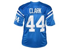 Dallas Clark Signed Indianapolis Blue Football Jersey Beckett