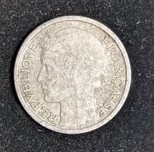 1941 France 50 Centimes Circulated KM# 894.1a