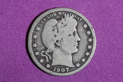 1907 Barber Quarter #M25561