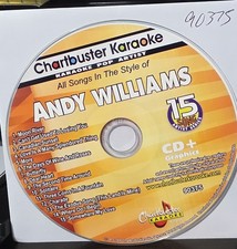 90375 ANDY WILLIAMS  CHARTBUSTER KARAOKE CDG LOT LONG DRIVE