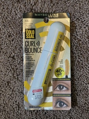 Maybelline The Colossal #355 Curl Bounce Mascara Big Volume Very Black